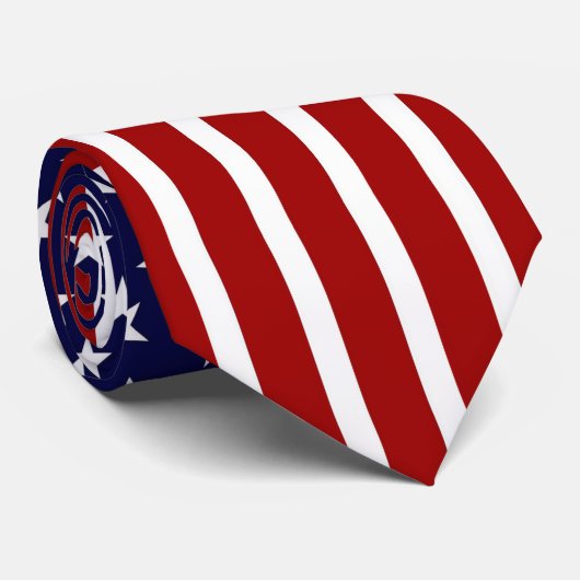 Cravate Drapeau américain (Roulé)