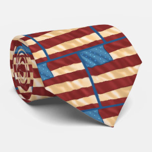 Cravate Drapeau américain