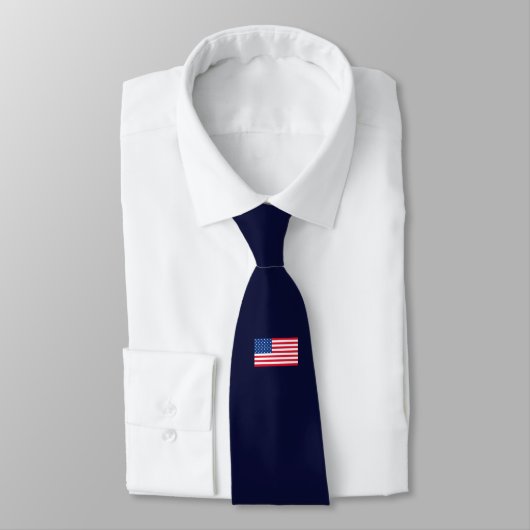 Cravate Drapeau Américain (Attaché)