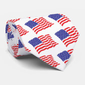 Cravate Drapeau américain (Roulé)