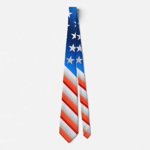 Cravate Drapeau américain