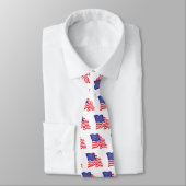 Cravate Drapeau américain (Attaché)
