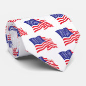Cravate Drapeau américain (Roulé)