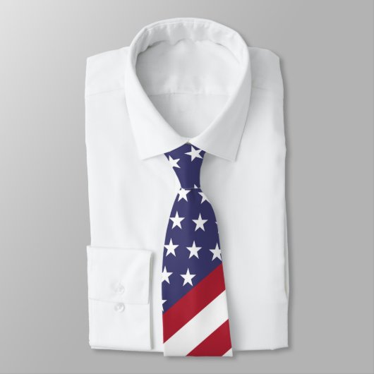 Cravate Drapeau américain (Attaché)