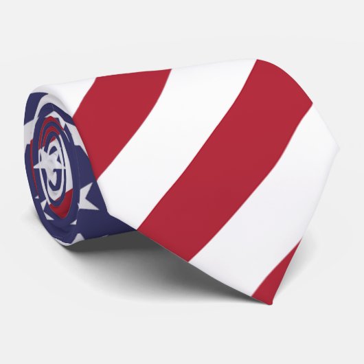 Cravate Drapeau américain (Roulé)