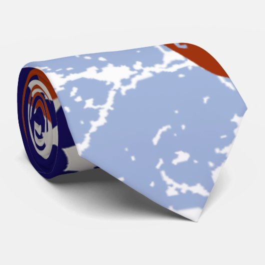 Cravate Drapeau américain (Roulé)