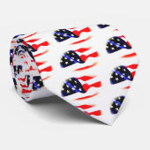 Cravate Drapeau américain (Roulé)