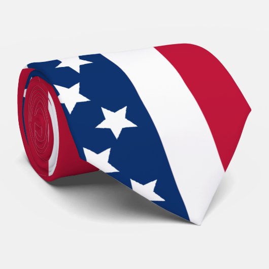 Cravate Drapeau américain (Roulé)
