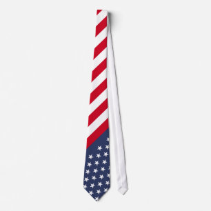 Cravate Drapeau américain