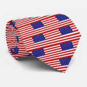 Cravate Drapeau américain (Roulé)