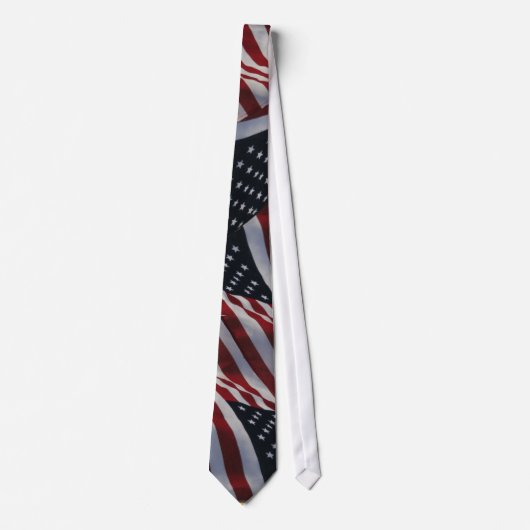 Cravate Drapeau américain (Devant)