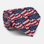 Cravate Drapeau américain (Roulé)