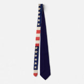 Cravate Drapeau américain ancien vintage (Dos)