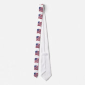 Cravate Drapeau américain avec drapeau américain (Dos)