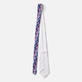Cravate Drapeau américain avec Hakuna Matata : Design patr (Dos)