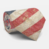 Cravate Drapeau américain en état de détresse (Roulé)