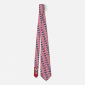 Cravate Drapeau américain et blason, États-Unis (Dos)