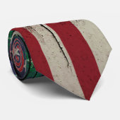 Cravate Drapeau américain italien de la peinture | de (Roulé)