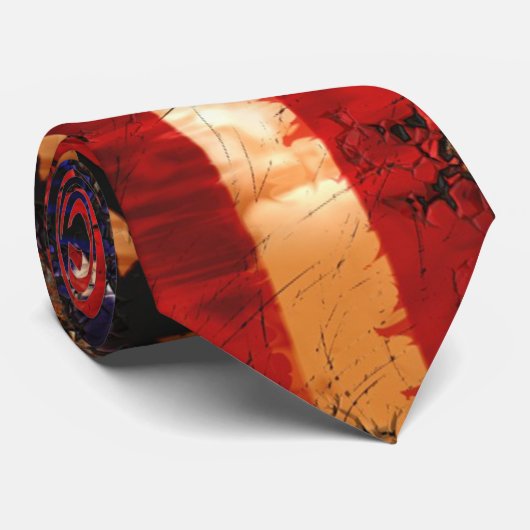 Cravate Drapeau américain rouillé patiné (Roulé)