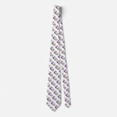 Cravate Drapeau américain Taureau (lb brindle blanc 3) (Devant)