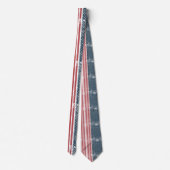 Cravate drapeau américain vertical (Dos)
