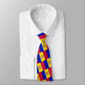 Cravate Drapeau andorran, Drapeau d'Andorre (Attaché)