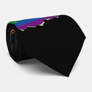 Cravate Drapeau arc-en-ciel gay pride