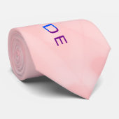 Cravate Drapeau arc-en-ciel gay pride Rose (Roulé)
