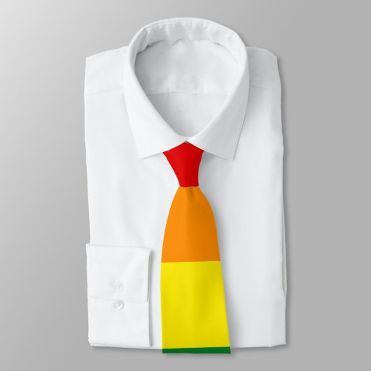 Cravate Drapeau arc-en-ciel (LGBT) (Attaché)