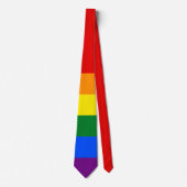 Cravate Drapeau arc-en-ciel (LGBT) (Devant)