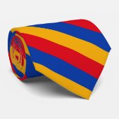 Cravate Drapeau arménien patriotique (Roulé)