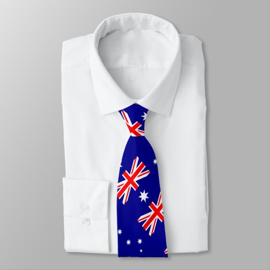 Cravate Drapeau Australie (Attaché)