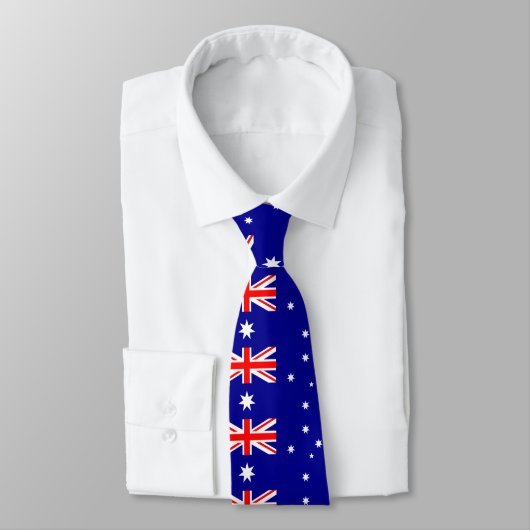 Cravate Drapeau Australie (Attaché)