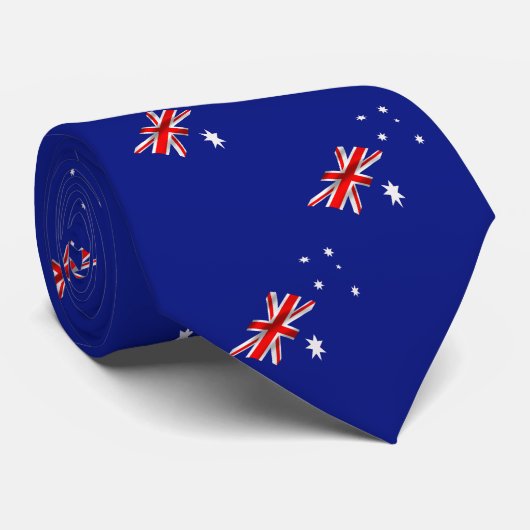 Cravate Drapeau australien (Roulé)