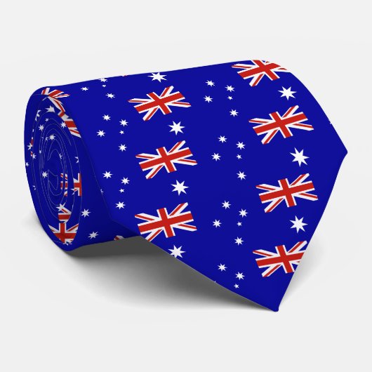 Cravate Drapeau australien (Roulé)
