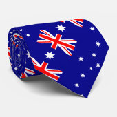 Cravate Drapeau australien patriotique (Roulé)