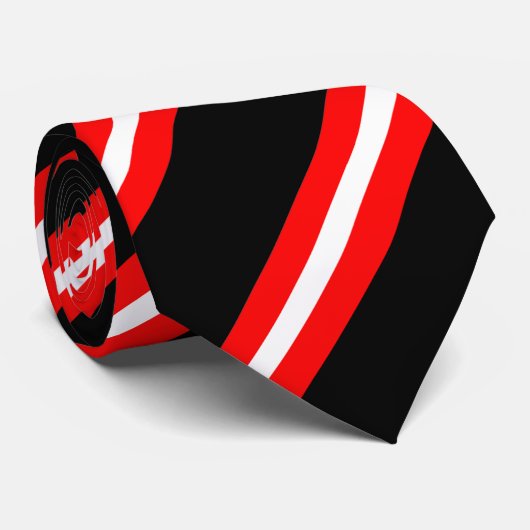 Cravate Drapeau autrichien (Roulé)