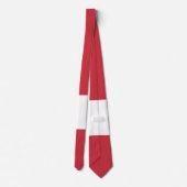 Cravate Drapeau autrichien (Dos)