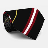 Cravate Drapeau autrichien de rayures (Roulé)