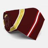 Cravate Drapeau autrichien de rayures (Roulé)