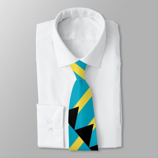 Cravate Drapeau bahaméen (Attaché)