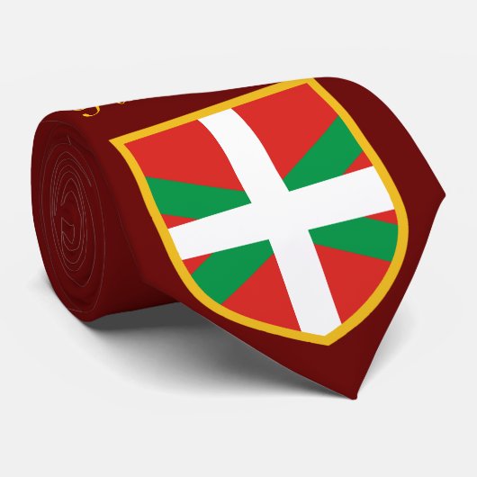 Cravate Drapeau Basque (Roulé)