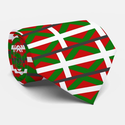 Cravate Drapeau Basque (Roulé)