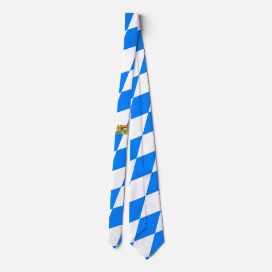 Cravate Drapeau bavarois (Dos)