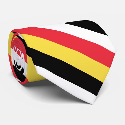 Cravate Drapeau Belgique (Roulé)