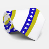 Cravate Drapeau bosnien (Roulé)