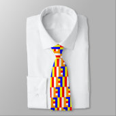 Cravate Drapeau bouddhiste (Attaché)