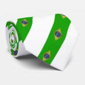 Cravate Drapeau brésilien (Roulé)