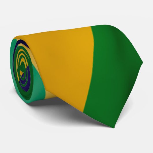 Cravate Drapeau brésilien (Roulé)