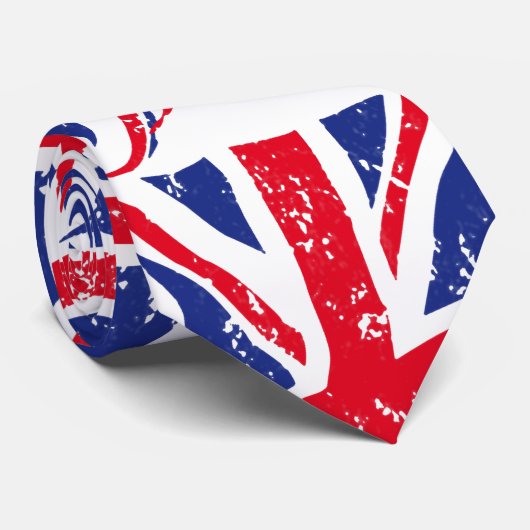 Cravate Drapeau britannique (Roulé)